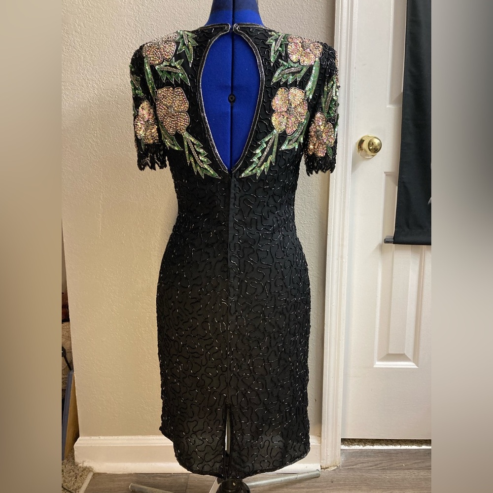 Black beaded dress